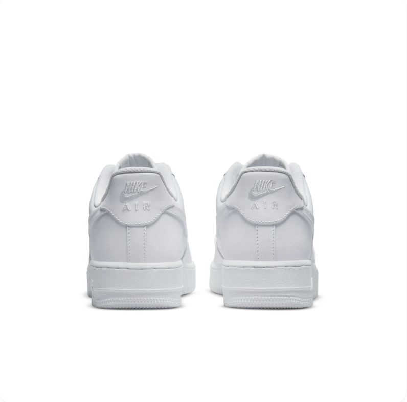 Nike Air Force 1 All-White Low-Top Sneakers