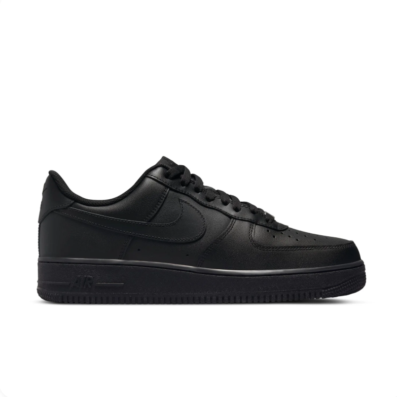 Nike Air Force 1 All-Black Low-Top Sneakers