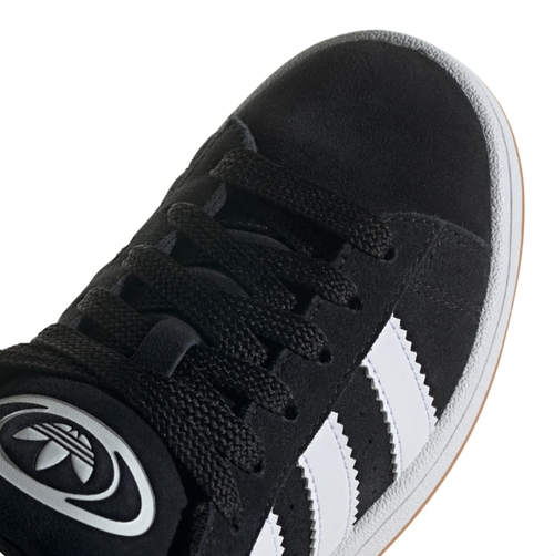 adidas Campus Black & White Gum-Sole Sneakers