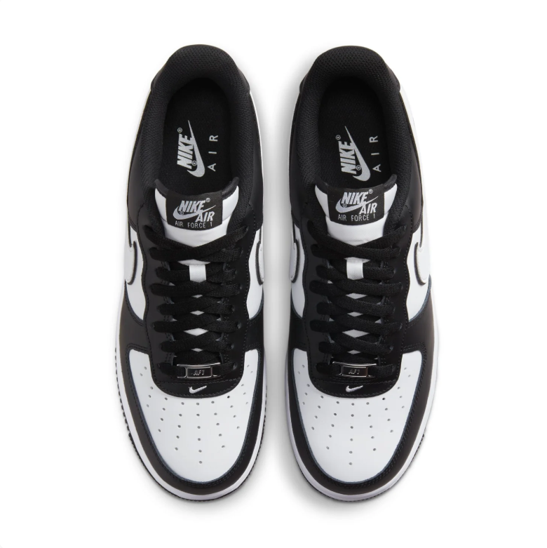 Nike Air Force 1 Black & White Low-Top Sneakers