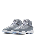 Jordan Gray High-Top Sneakers with White Midsole & Icy-Blue Outsole