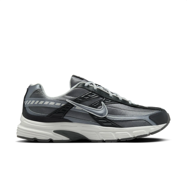 Nike Initiator Black & Gray Sneakers with White Midsole