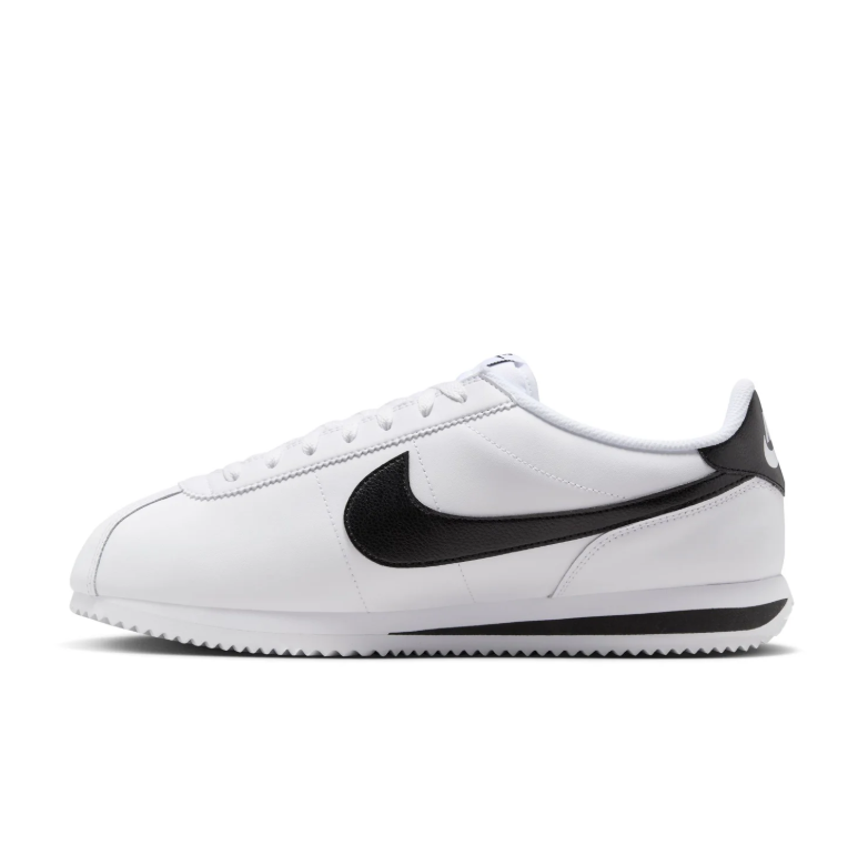 Nike White & Black Low-Top Sneakers