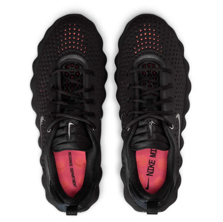 Nike Black Sneakers with Orange Sole Pods