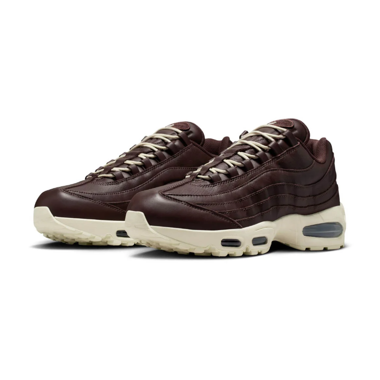 Nike Air Max 95 Dark Brown and Cream Sneakers