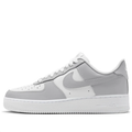 Nike White and Light Grey Low-Top Sneakers with Grey Swoosh